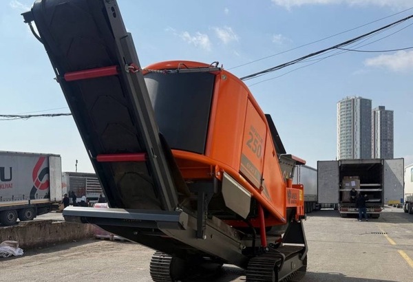 Мобильный шредер ARJES IMPAKTOR 250 EVO II перед отгрузкой в Бишкек